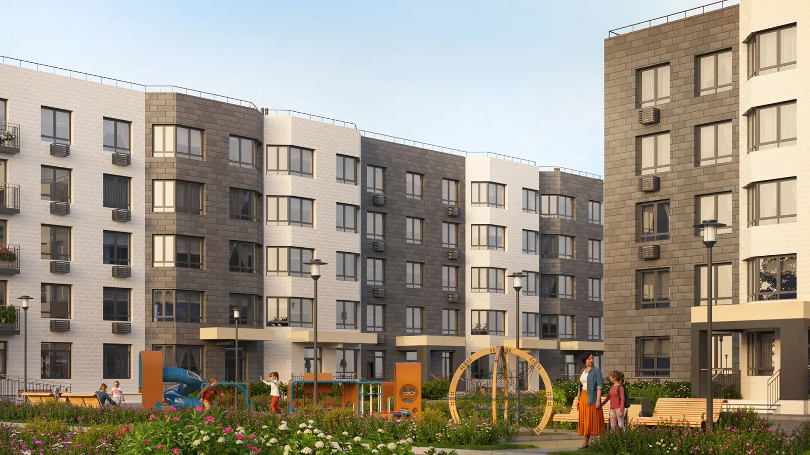 Внешний вид дома: 1-комнатная квартира 51,55 м²