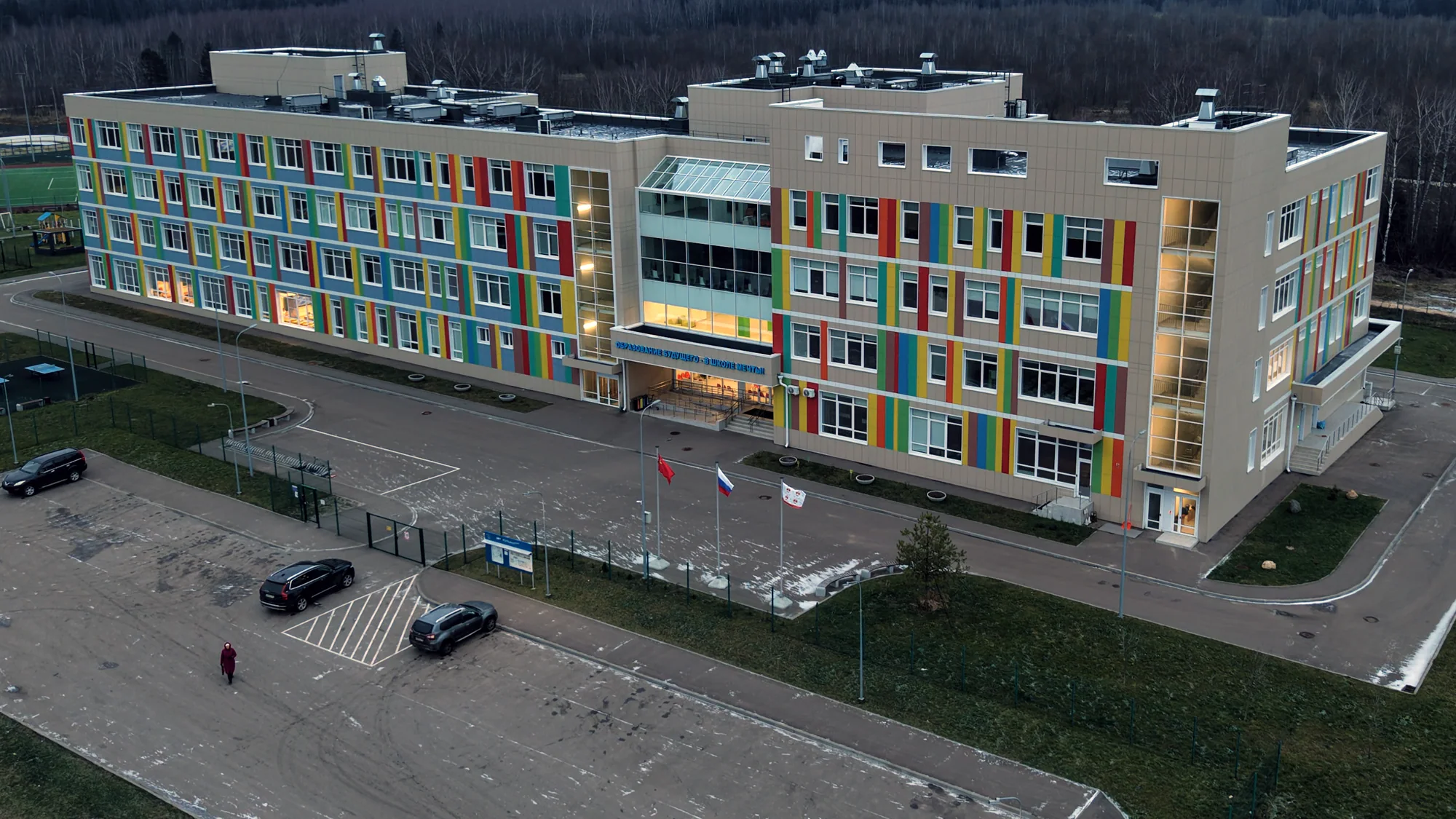 Готовое здание Останкинской школы, корпус Мечта